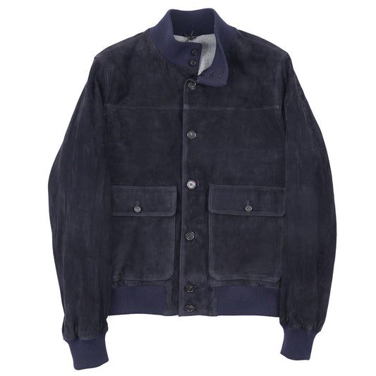 Rifugio Wool-Lined Suede Bomber Jacket - Top Shelf Apparel