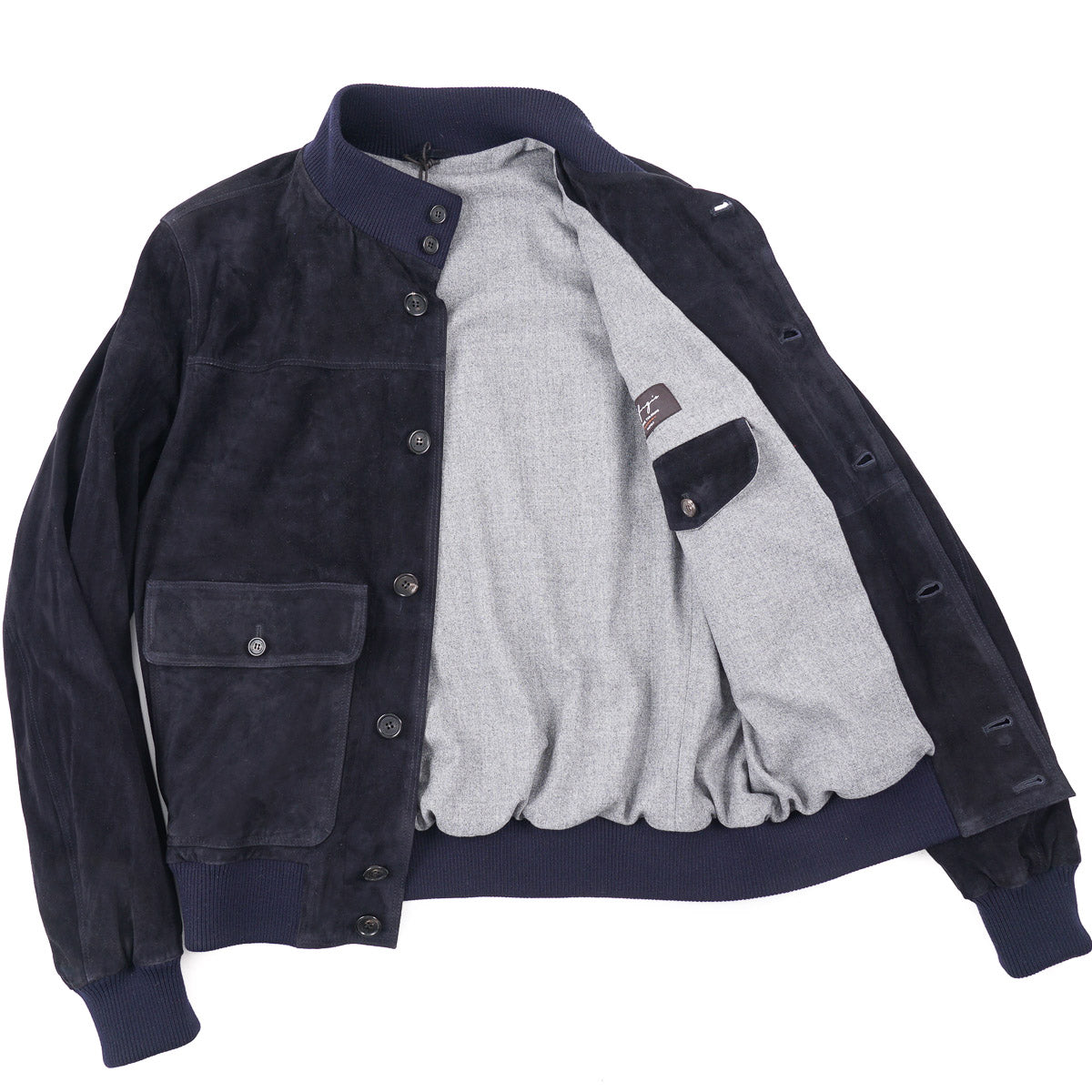 Rifugio Wool-Lined Suede Bomber Jacket - Top Shelf Apparel