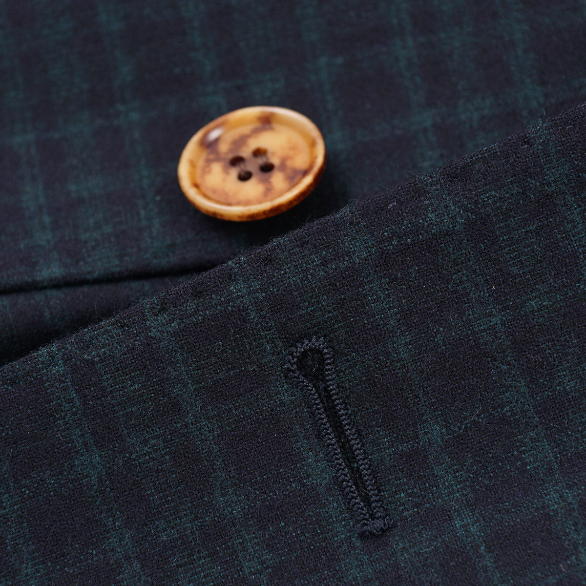 Sartorio Check Wool Suit with Peak Lapels - Top Shelf Apparel