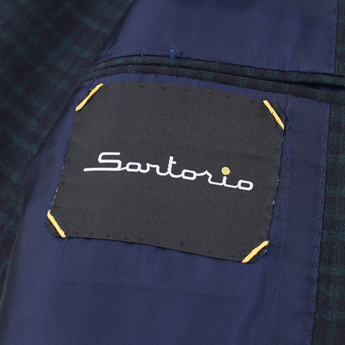 Sartorio Check Wool Suit with Peak Lapels - Top Shelf Apparel