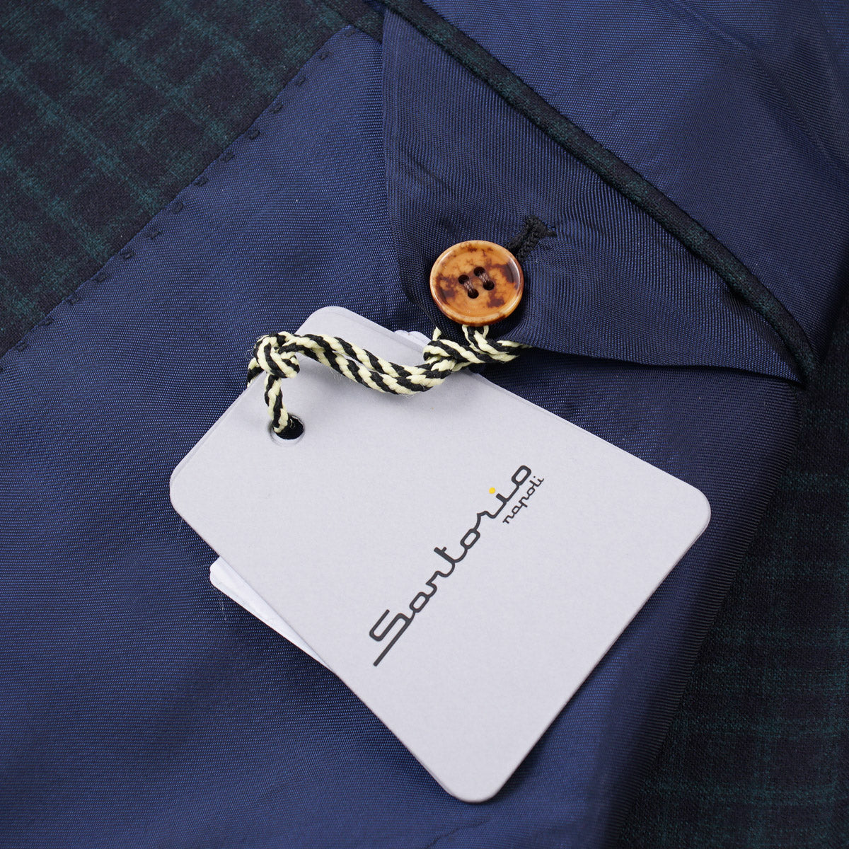 Sartorio Check Wool Suit with Peak Lapels - Top Shelf Apparel