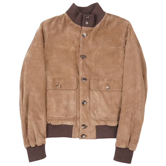 Rifugio Wool-Lined Suede Bomber Jacket - Top Shelf Apparel