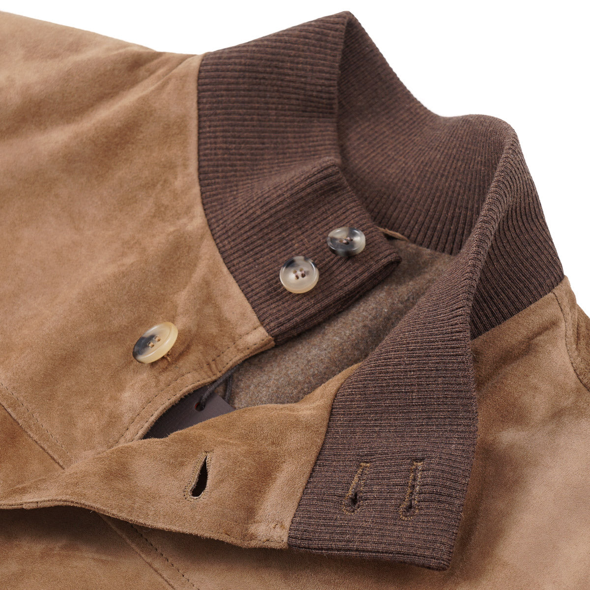 Rifugio Wool-Lined Suede Bomber Jacket - Top Shelf Apparel