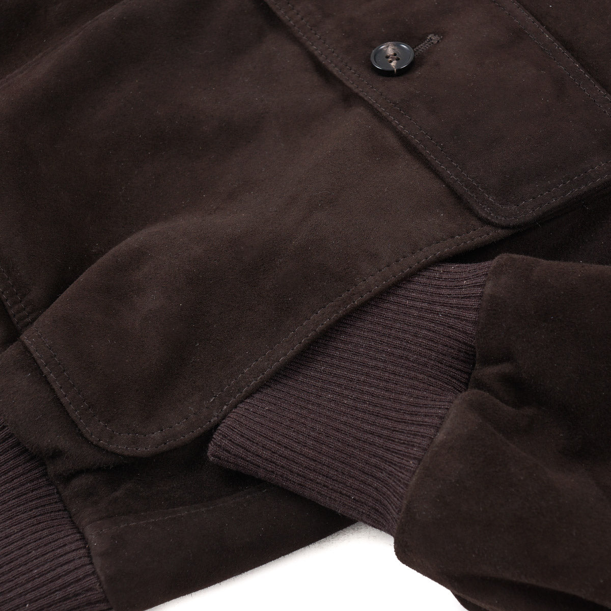 Rifugio Wool-Lined Suede Bomber Jacket - Top Shelf Apparel