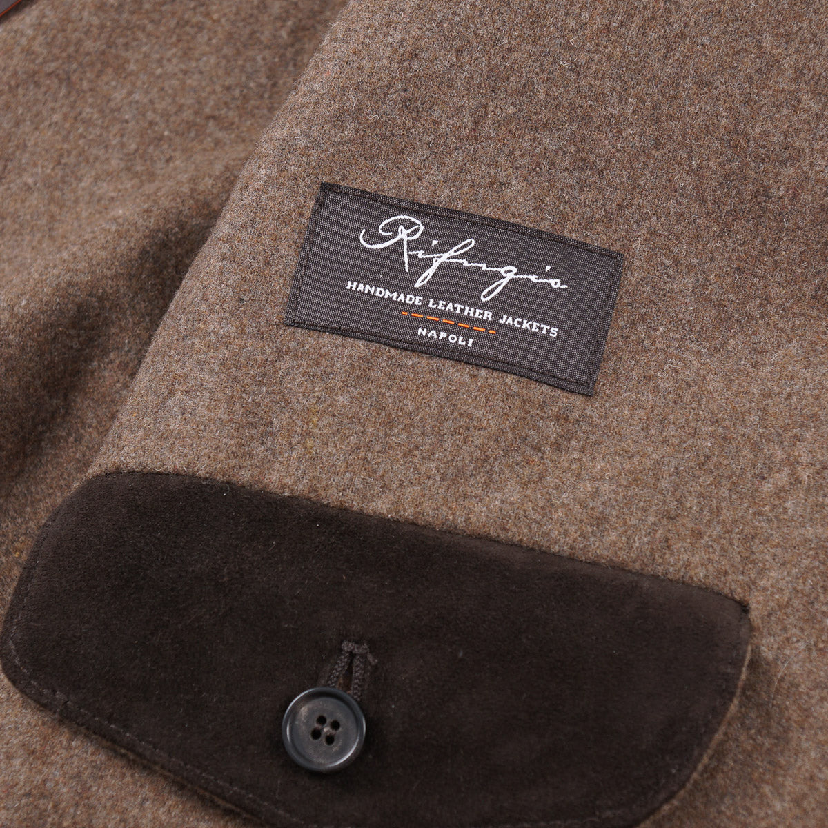 Rifugio Wool-Lined Suede Bomber Jacket - Top Shelf Apparel
