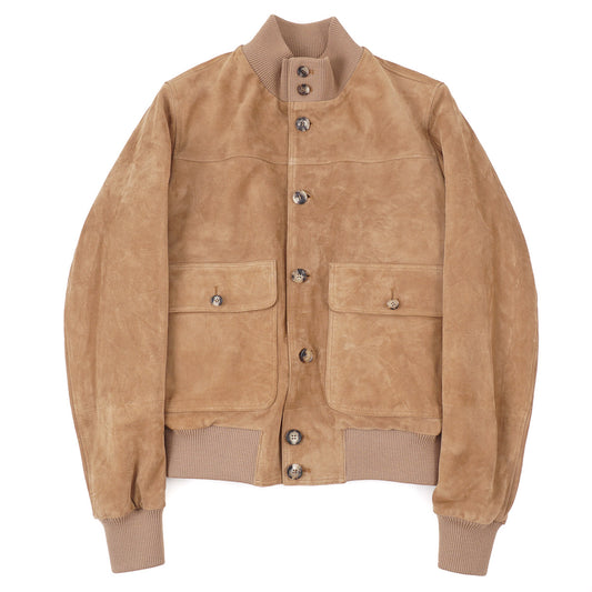 Rifugio Wool-Lined Suede Bomber Jacket - Top Shelf Apparel