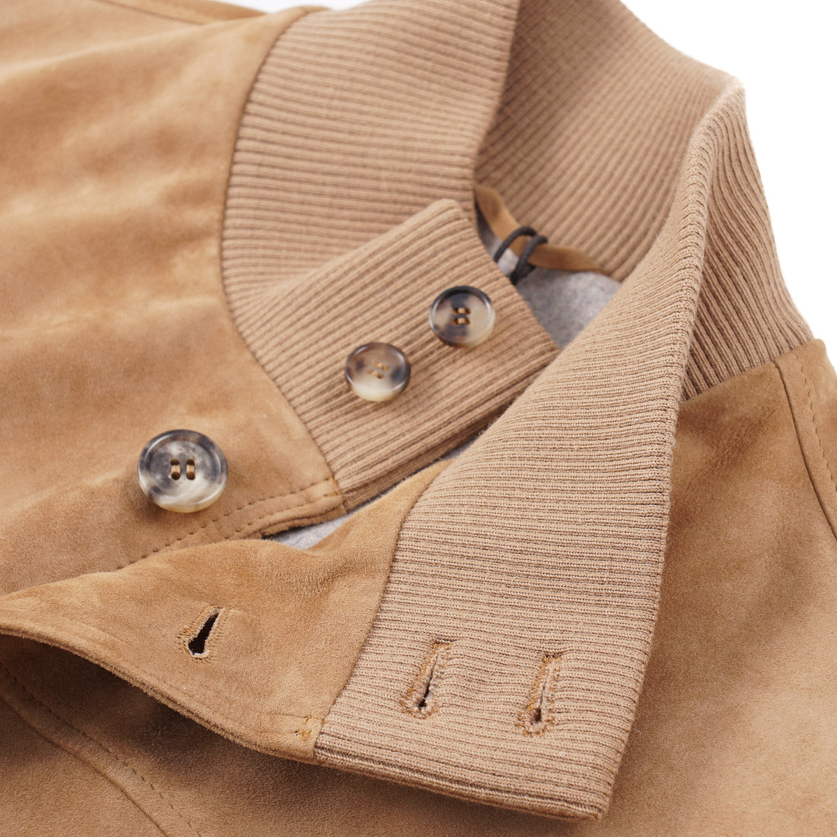Rifugio Wool-Lined Suede Bomber Jacket - Top Shelf Apparel