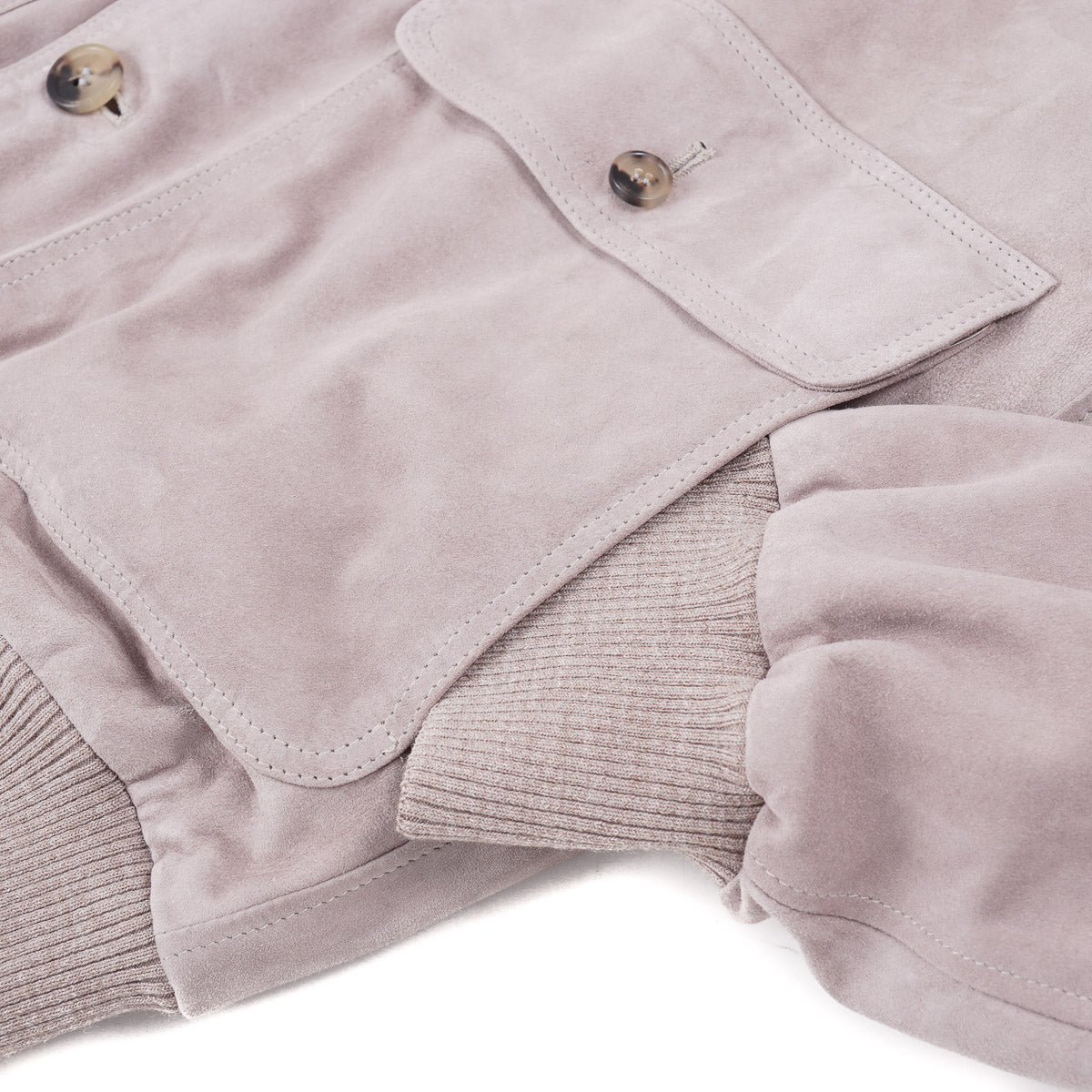 Rifugio Wool-Lined Suede Bomber Jacket - Top Shelf Apparel