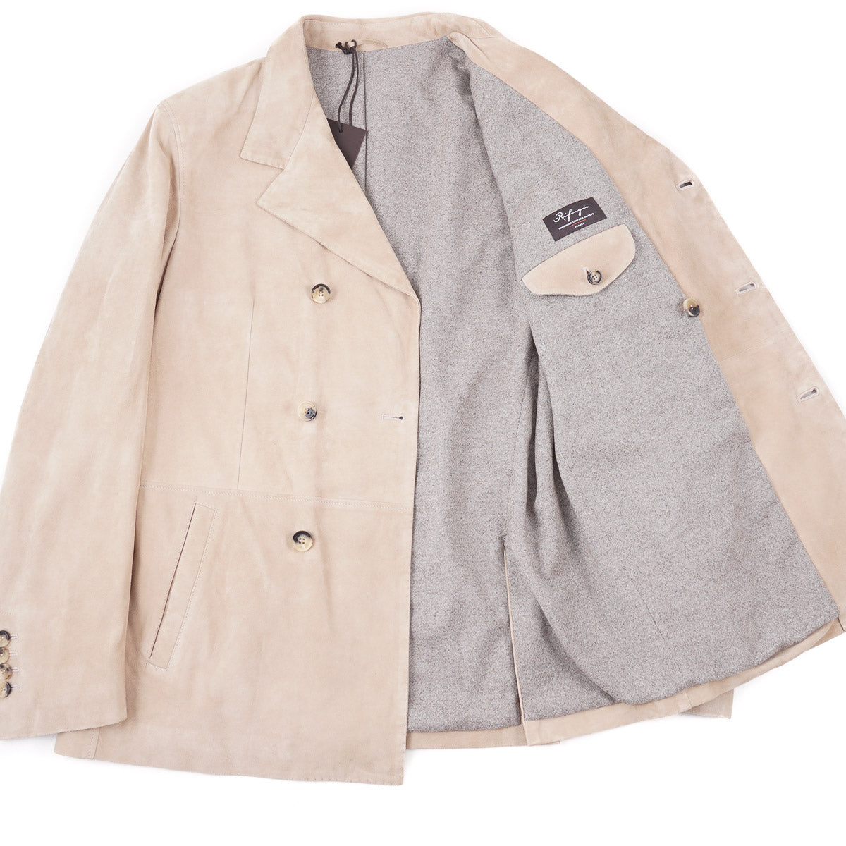 Rifugio Wool-Lined Suede Short Coat - Top Shelf Apparel