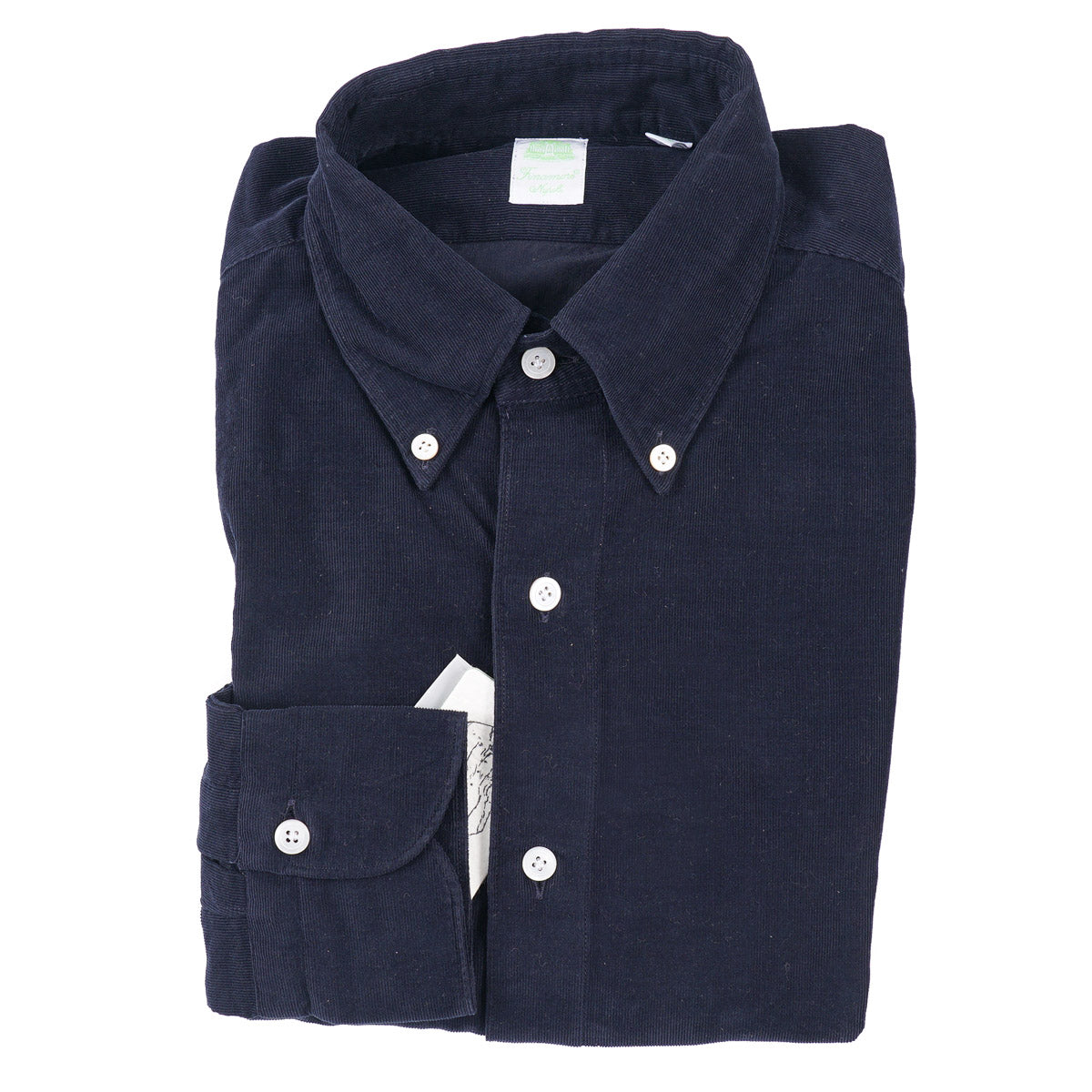 finamore dress shirts Finamore 'Traveller' Shirt Napoli Fit Collar Eduardo White Alumo twill 44