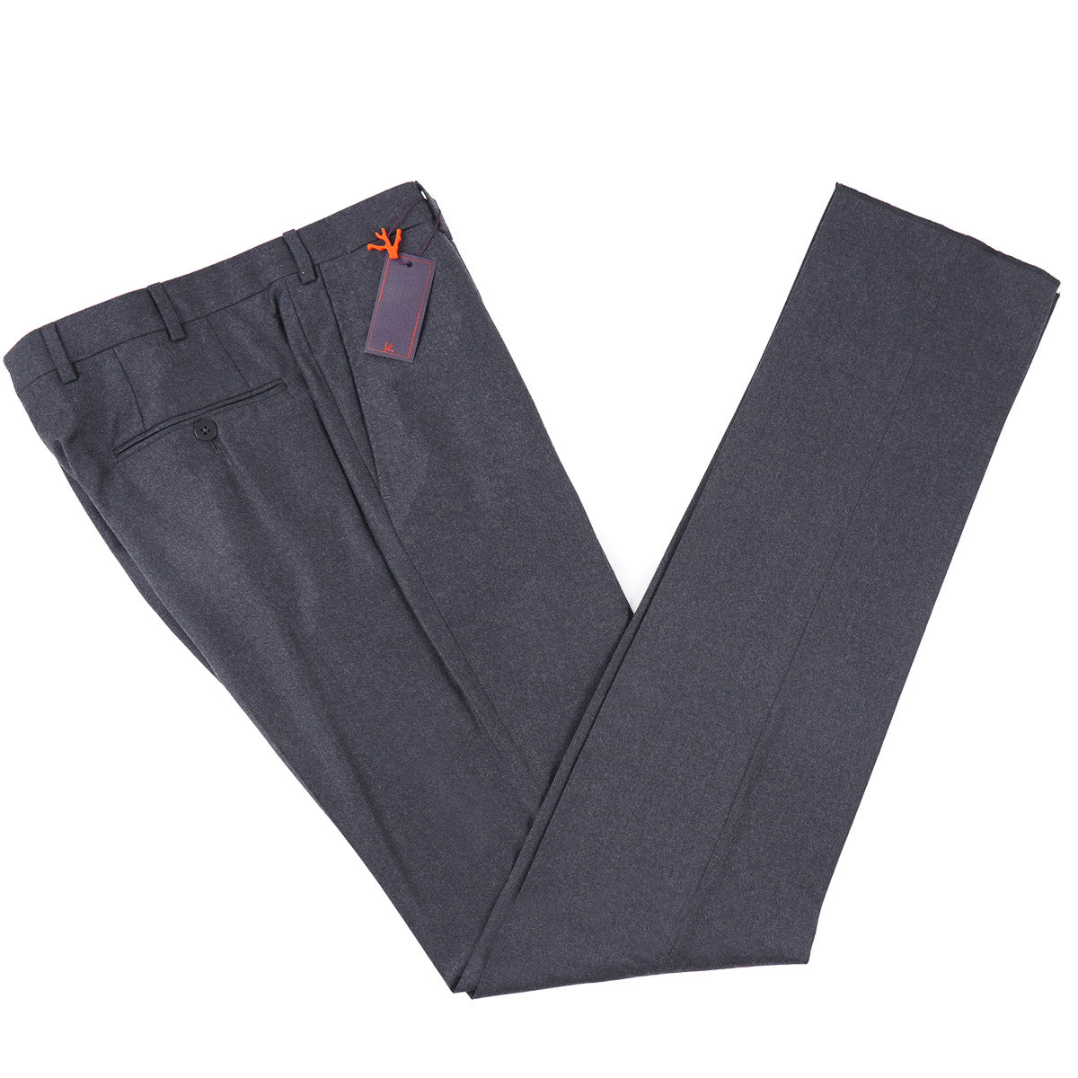 Isaia Slim-Fit Flannel Wool Pants - Top Shelf Apparel