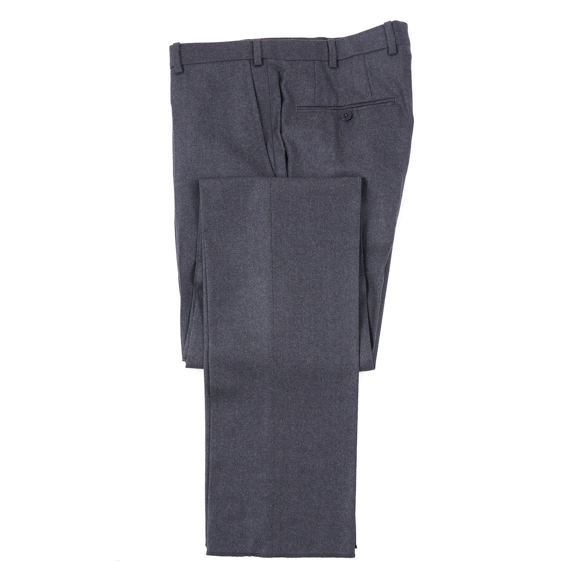 Isaia Slim-Fit Flannel Wool Pants - Top Shelf Apparel