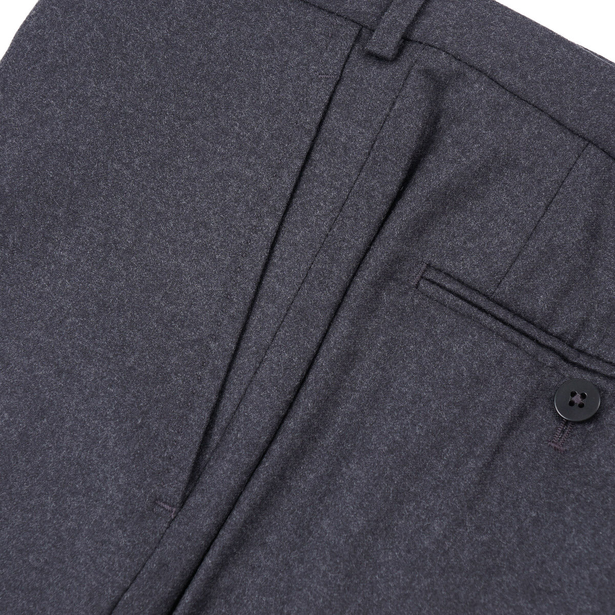 Isaia Slim-Fit Flannel Wool Pants - Top Shelf Apparel