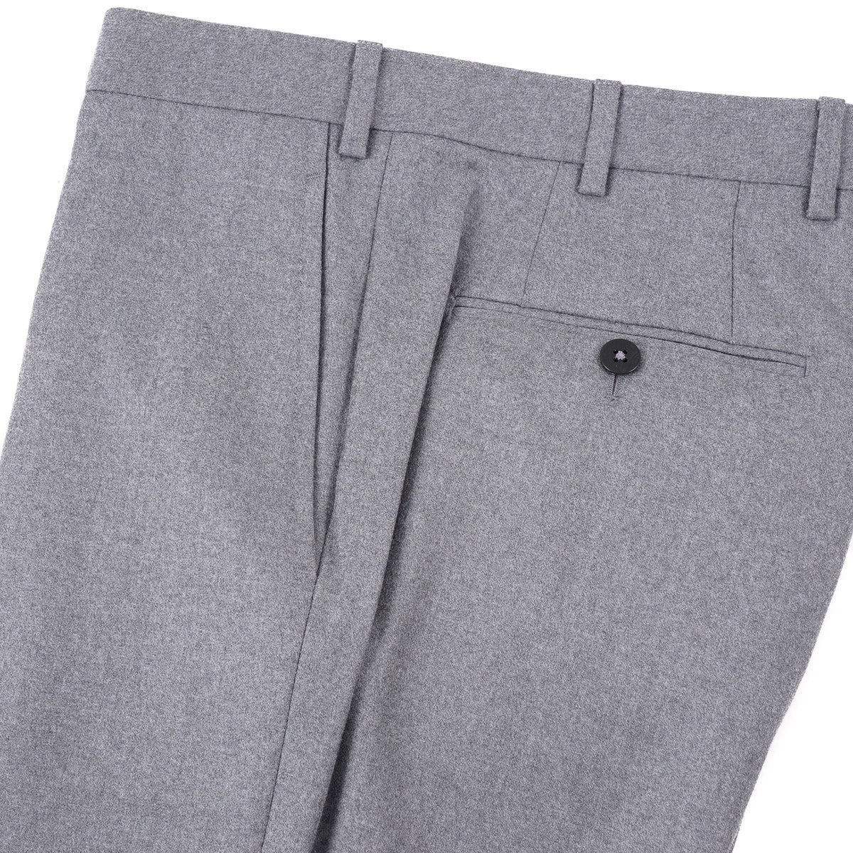 Isaia Slim-Fit Flannel Wool Pants - Top Shelf Apparel