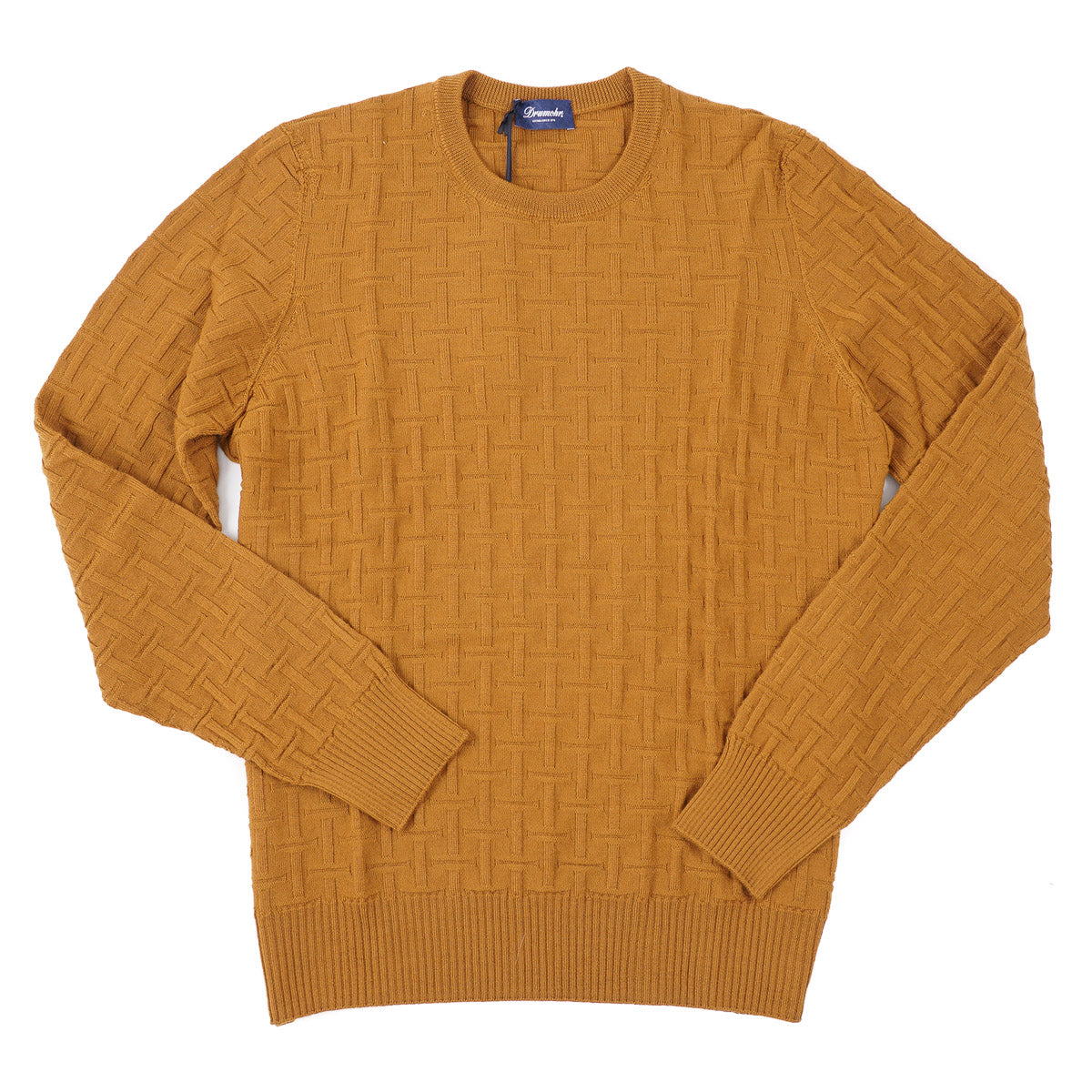 Drumohr Basket Knit Merino Wool Sweater - Top Shelf Apparel