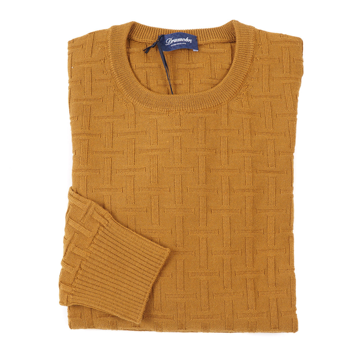 Drumohr Basket Knit Merino Wool Sweater - Top Shelf Apparel