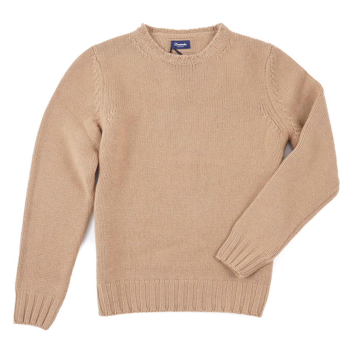 Drumohr Thick Plush Knit Cashmere Sweater