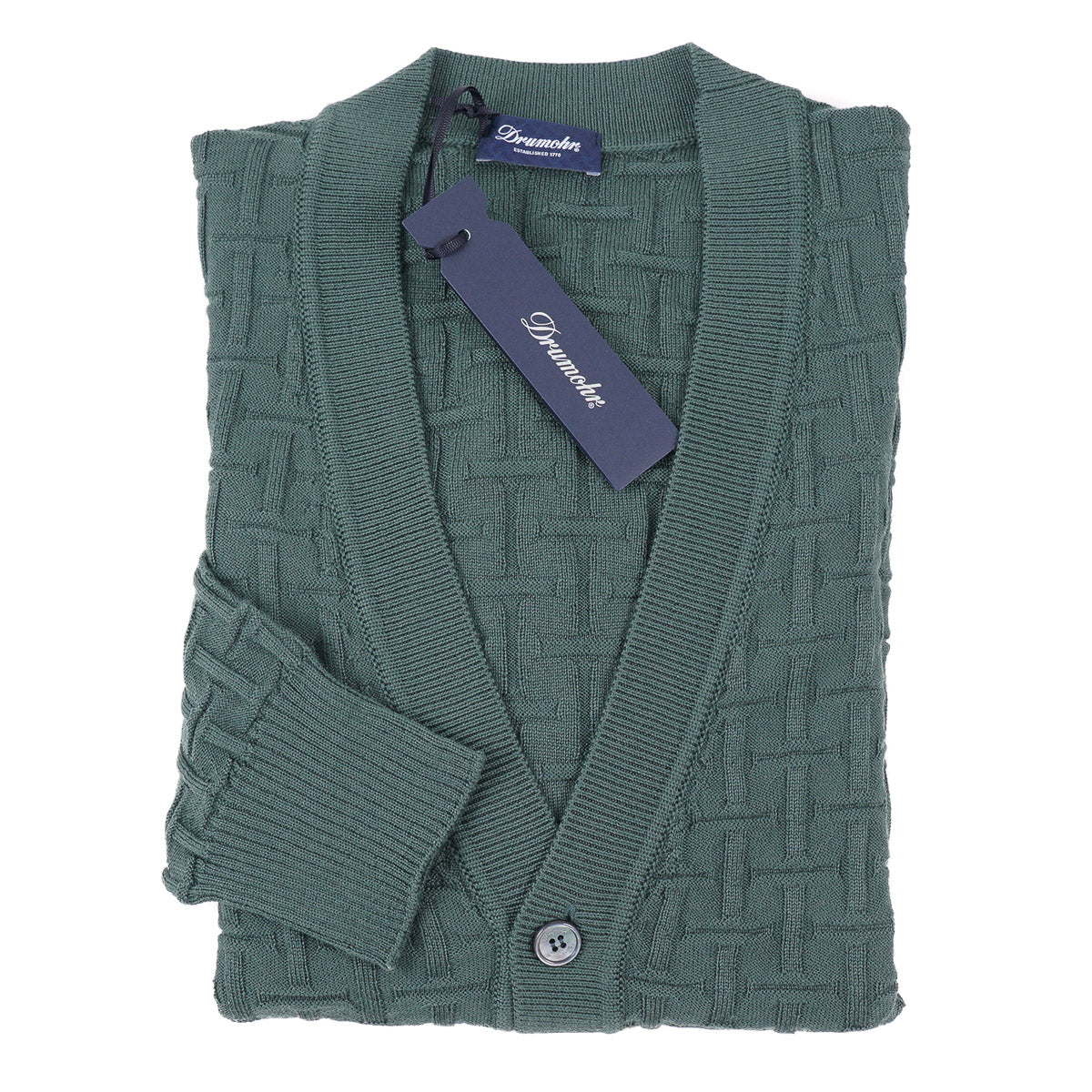 Drumohr Merino Wool Cardigan Sweater - Top Shelf Apparel