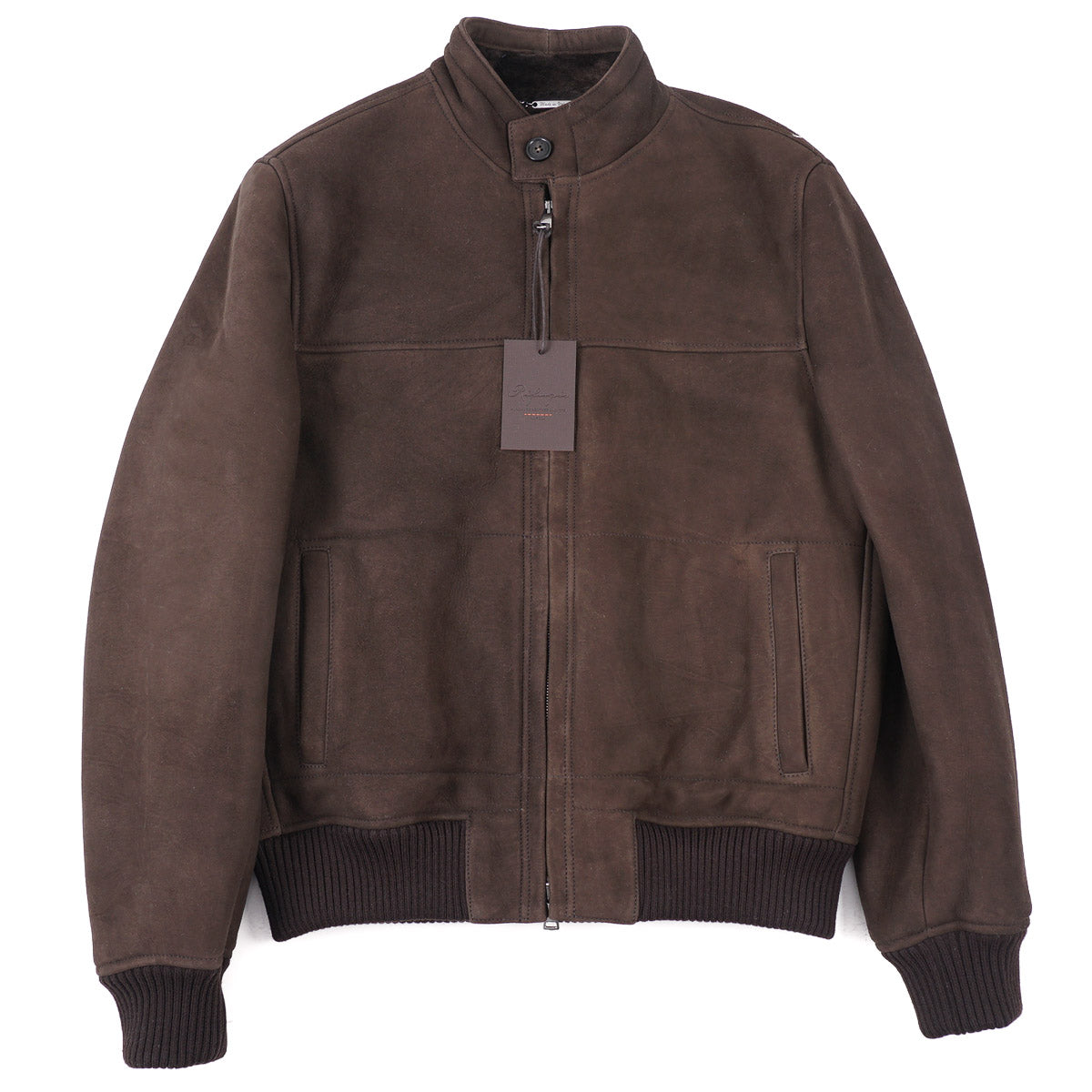 Rifugio Shearling Leather Bomber Jacket - Top Shelf Apparel