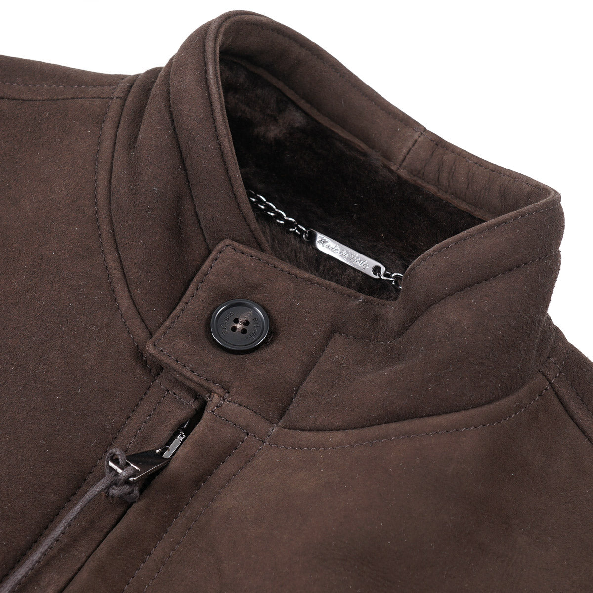 Rifugio Shearling Leather Bomber Jacket - Top Shelf Apparel