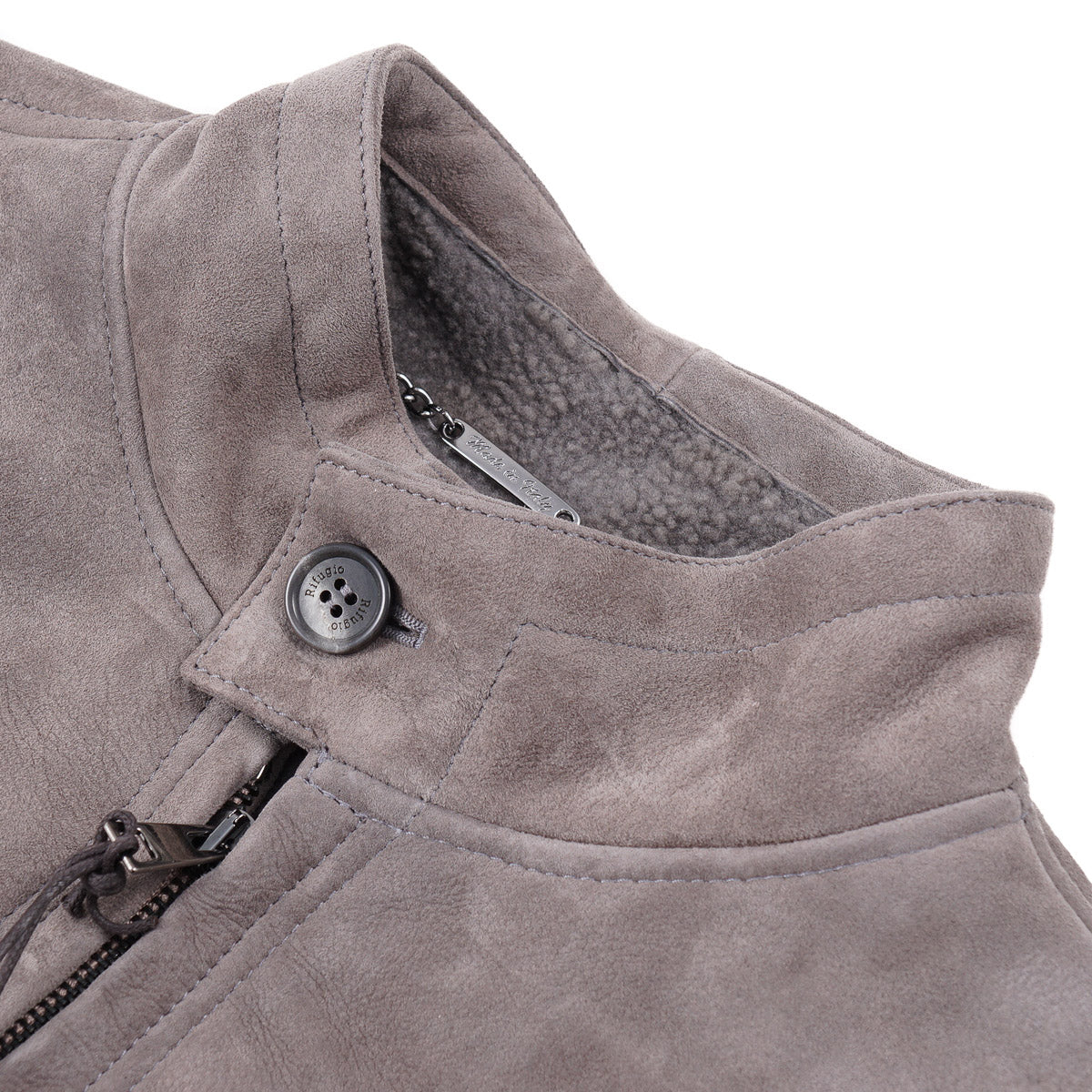 Rifugio Shearling Leather Bomber Jacket - Top Shelf Apparel