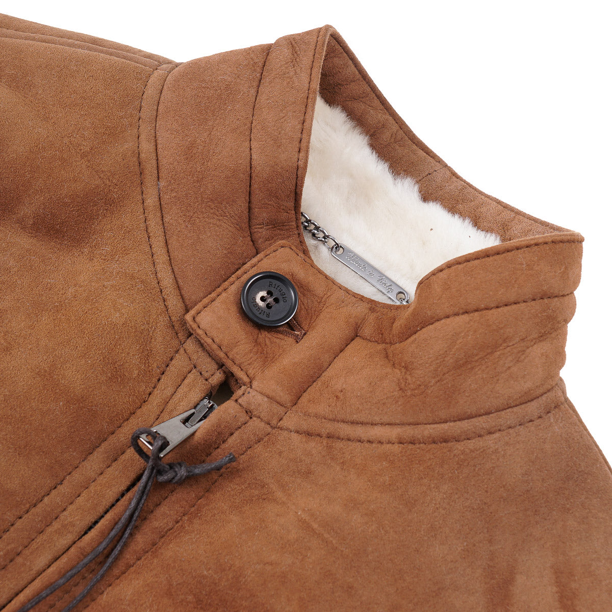 Rifugio Shearling Leather Bomber Jacket - Top Shelf Apparel