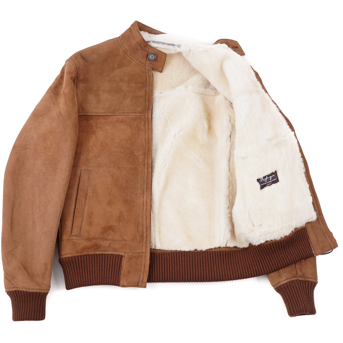 Rifugio Shearling Leather Bomber Jacket - Top Shelf Apparel
