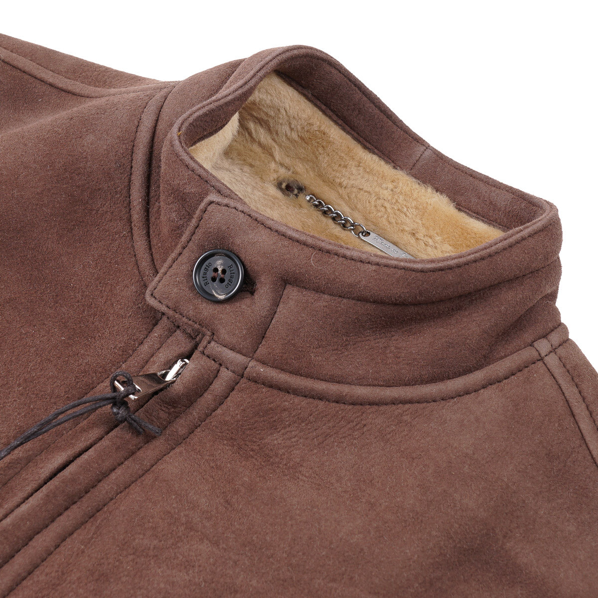 Rifugio Shearling Leather Bomber Jacket - Top Shelf Apparel