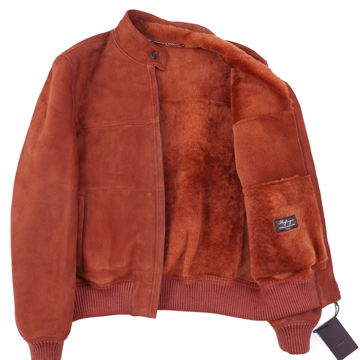 Rifugio Shearling Leather Bomber Jacket - Top Shelf Apparel
