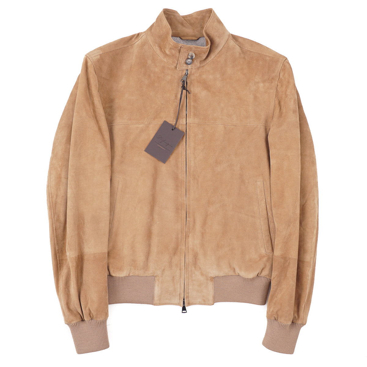 Rifugio Wool-Lined Suede Bomber Jacket - Top Shelf Apparel