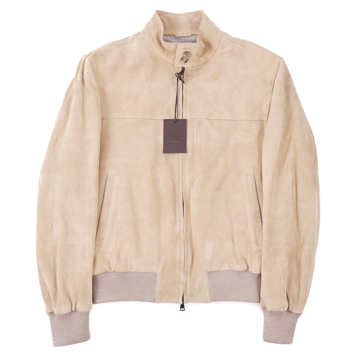 Rifugio Wool-Lined Suede Bomber Jacket - Top Shelf Apparel
