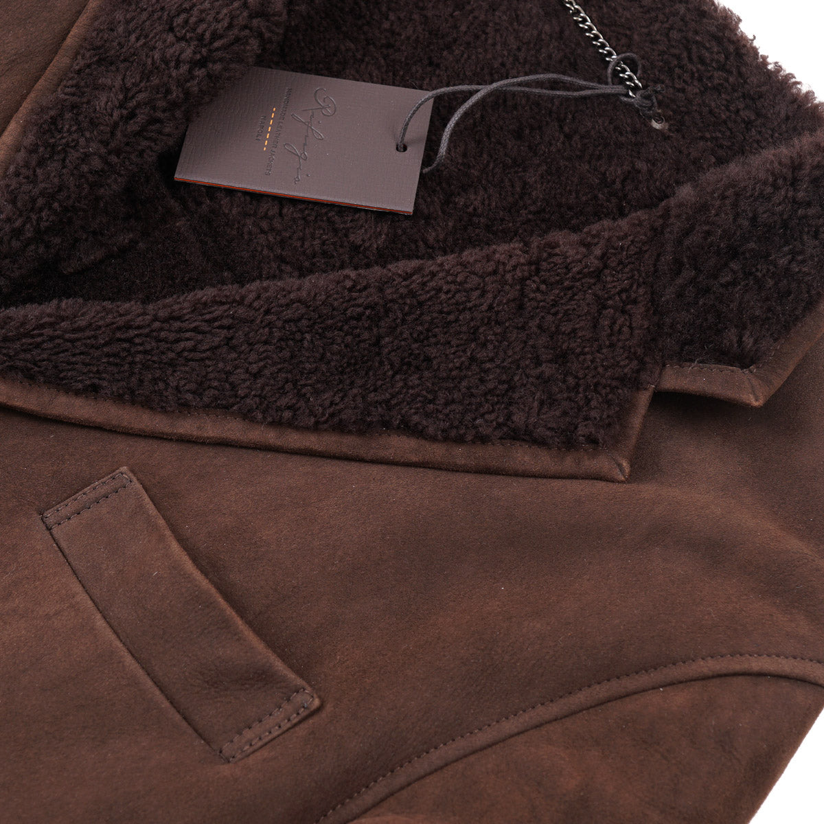 Rifugio Shearling Leather Outerwear Blazer - Top Shelf Apparel