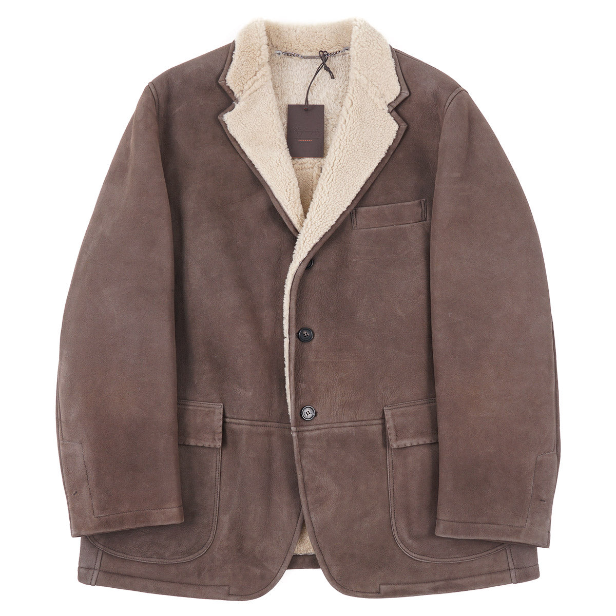 Rifugio Shearling Leather Outerwear Blazer - Top Shelf Apparel