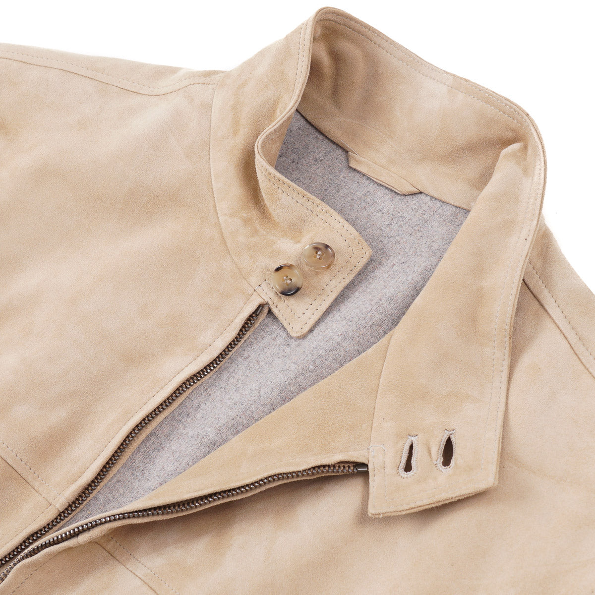 Rifugio Wool-Lined Suede Bomber Jacket - Top Shelf Apparel