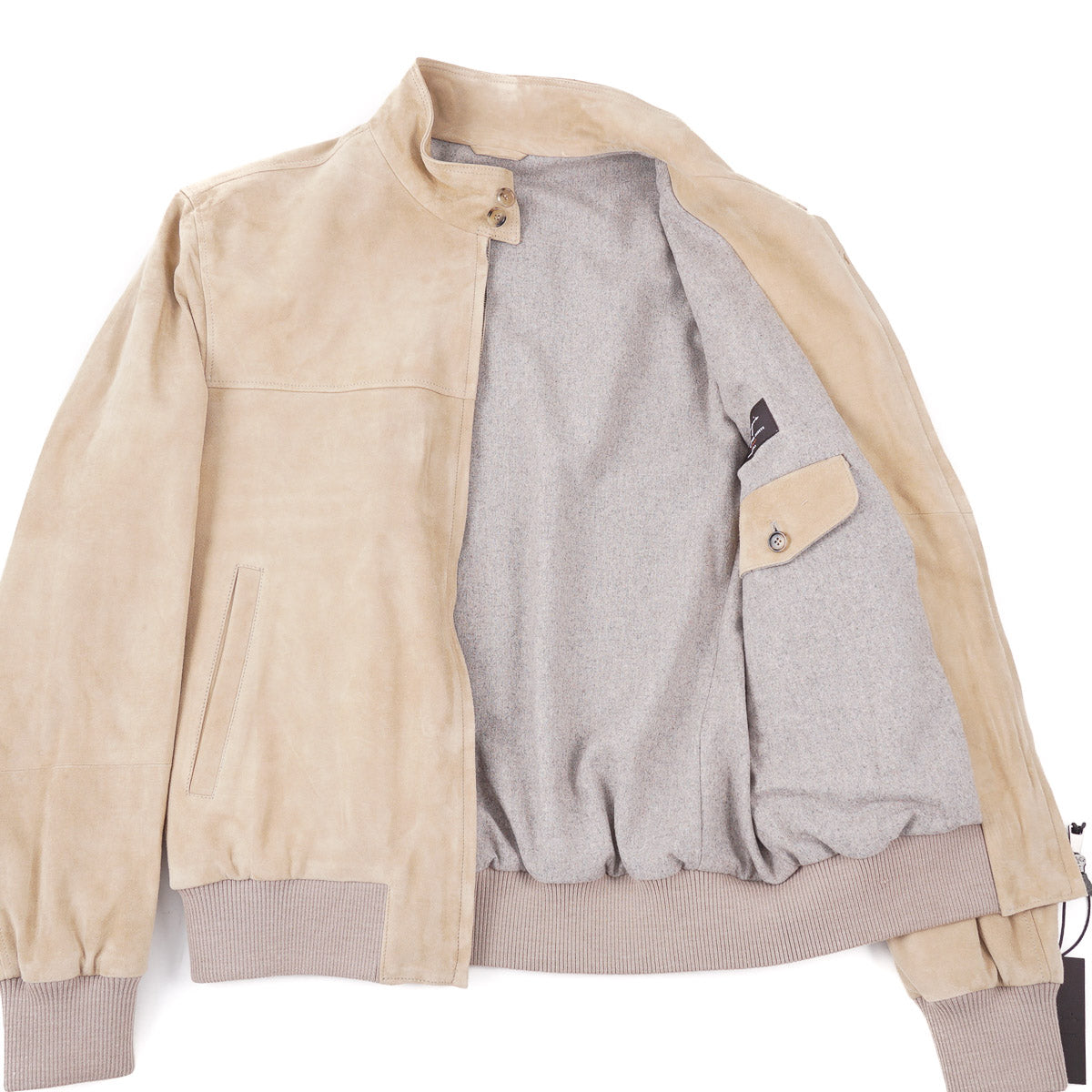 Rifugio Wool-Lined Suede Bomber Jacket - Top Shelf Apparel