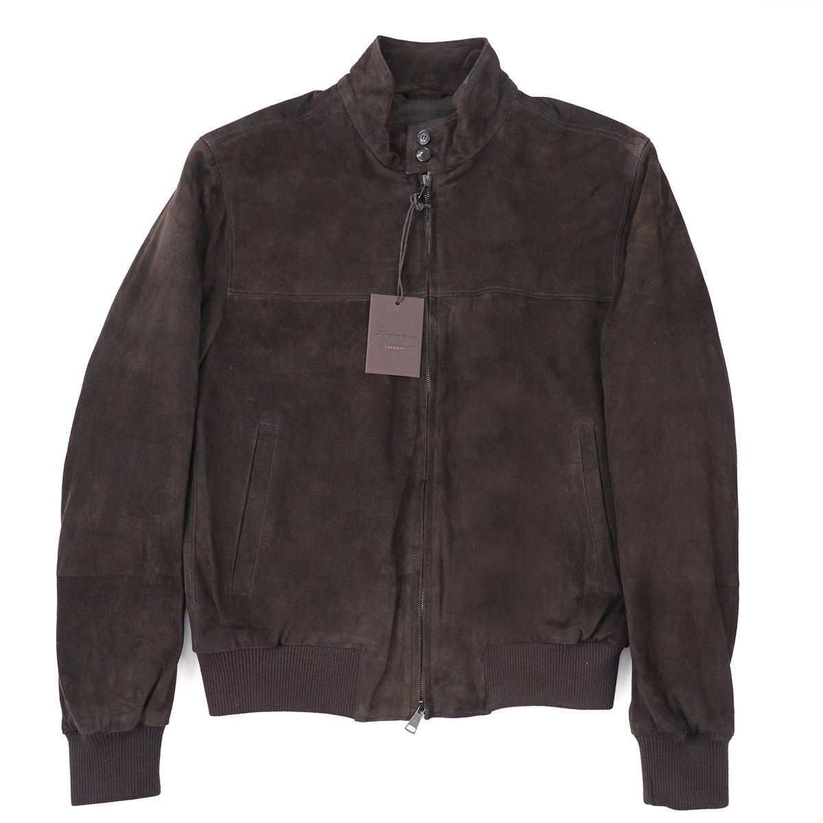 Rifugio Wool-Lined Suede Bomber Jacket - Top Shelf Apparel