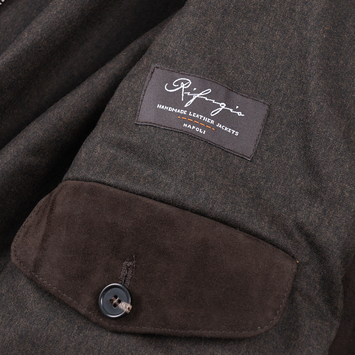 Rifugio Wool-Lined Suede Bomber Jacket - Top Shelf Apparel