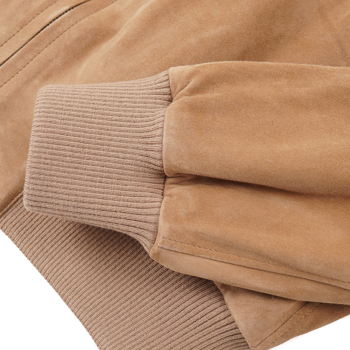 Rifugio Wool-Lined Suede Bomber Jacket - Top Shelf Apparel
