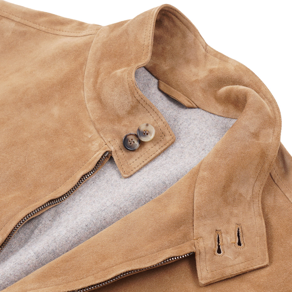 Rifugio Wool-Lined Suede Bomber Jacket - Top Shelf Apparel