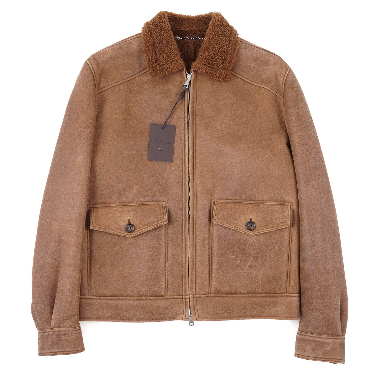 Rifugio Shearling Leather Aviator Jacket - Top Shelf Apparel
