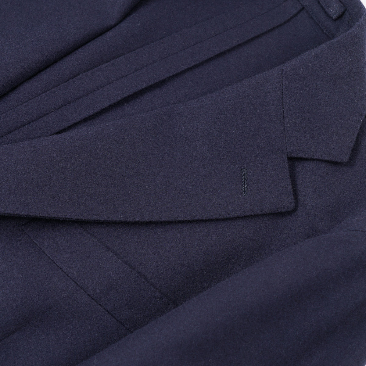 Finamore Soft-Constructed Wool Overcoat - Top Shelf Apparel