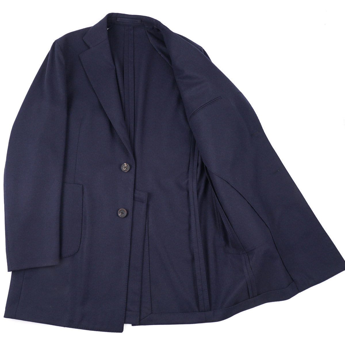 Finamore Soft-Constructed Wool Overcoat - Top Shelf Apparel