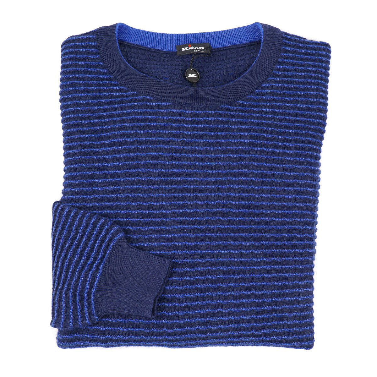 Kiton Striped Knit Cashmere Sweater – Top Shelf Apparel
