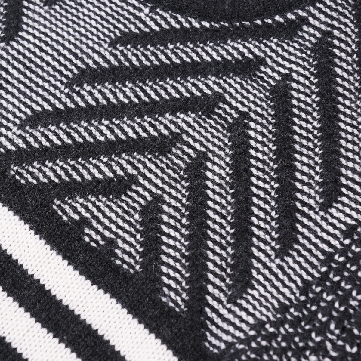 Kiton Patterned Knit Cashmere Sweater - Top Shelf Apparel