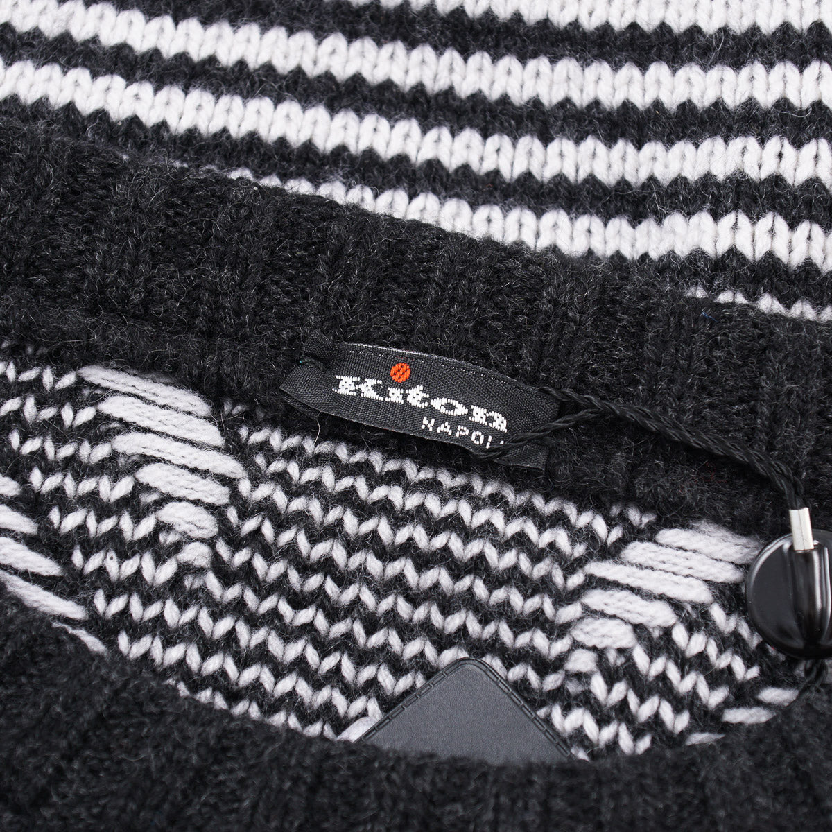 Kiton Patterned Knit Cashmere Sweater - Top Shelf Apparel