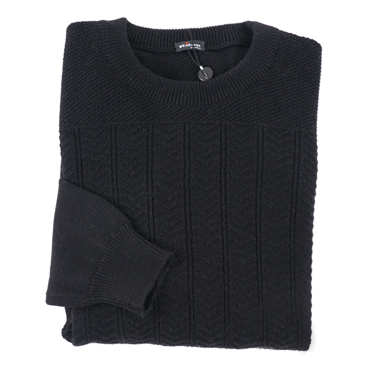 Kiton Patterned Knit Cashmere Sweater - Top Shelf Apparel