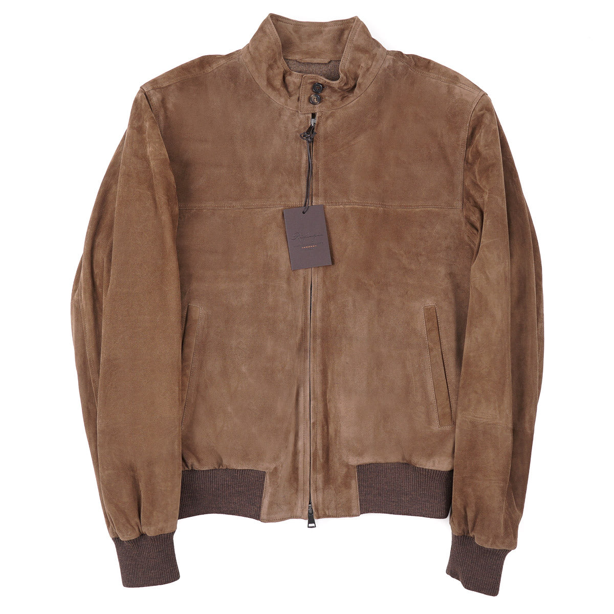 Rifugio Wool-Lined Suede Bomber Jacket - Top Shelf Apparel