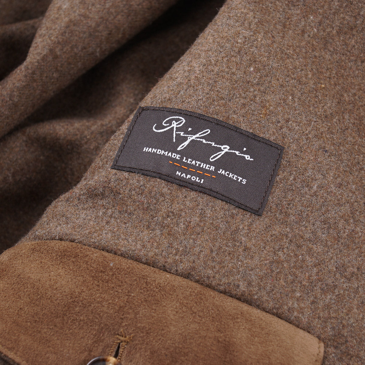 Rifugio Wool-Lined Suede Bomber Jacket - Top Shelf Apparel