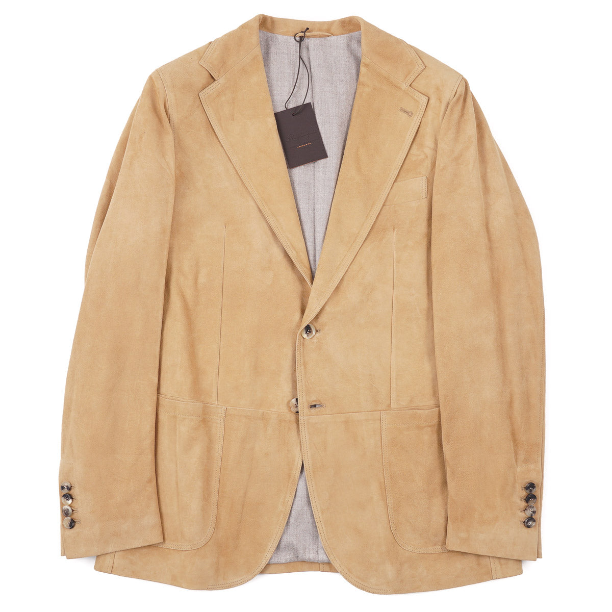 Rifugio Wool-Lined Lambskin Suede Blazer - Top Shelf Apparel