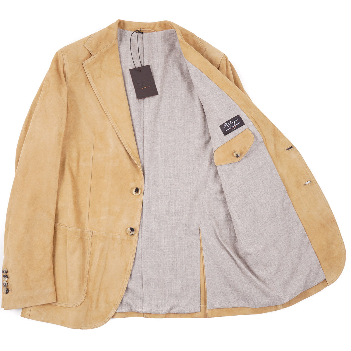 Rifugio Wool-Lined Lambskin Suede Blazer - Top Shelf Apparel